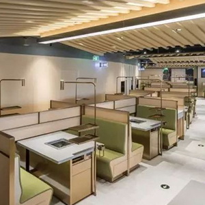 海底撈無煙火鍋桌椅定做