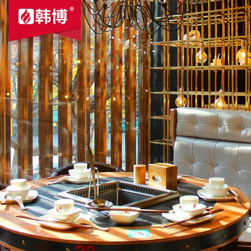 混合臺面無煙火鍋桌