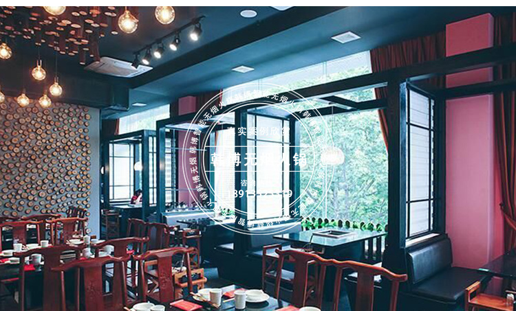 大理石無煙火鍋桌無煙火鍋設(shè)備(圖3)