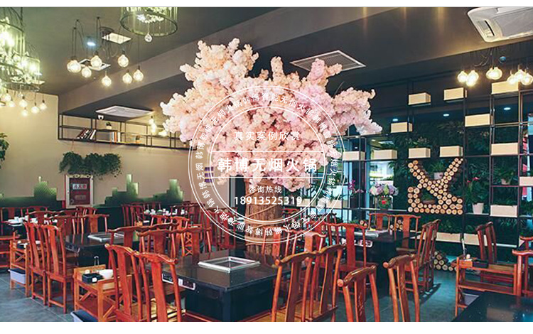 大理石無煙火鍋桌無煙火鍋設(shè)備(圖7)