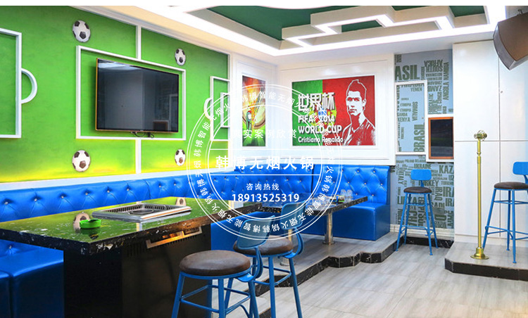 韓式大理石無煙火鍋桌(圖4)