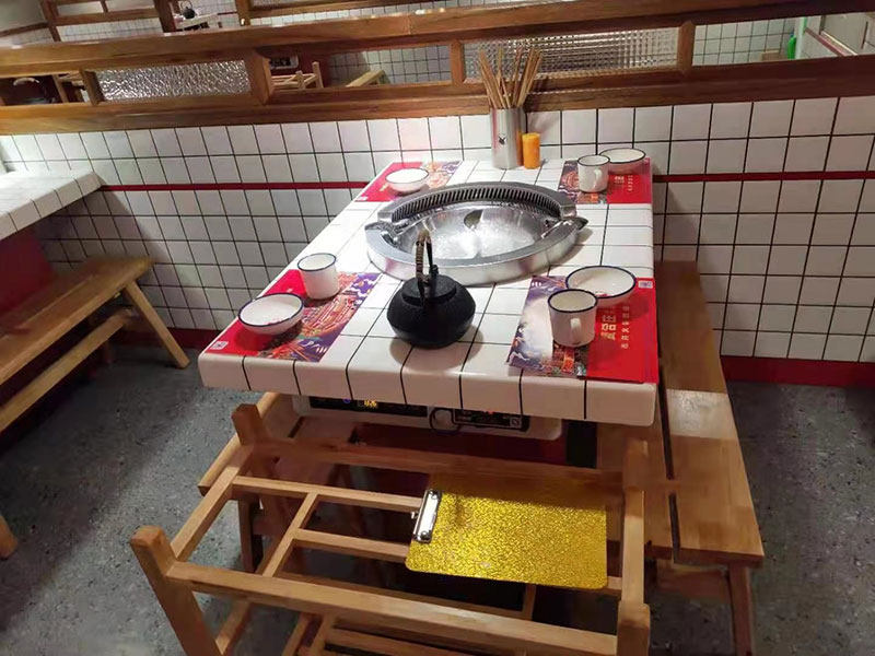 韓博無煙火鍋桌無煙火鍋設備