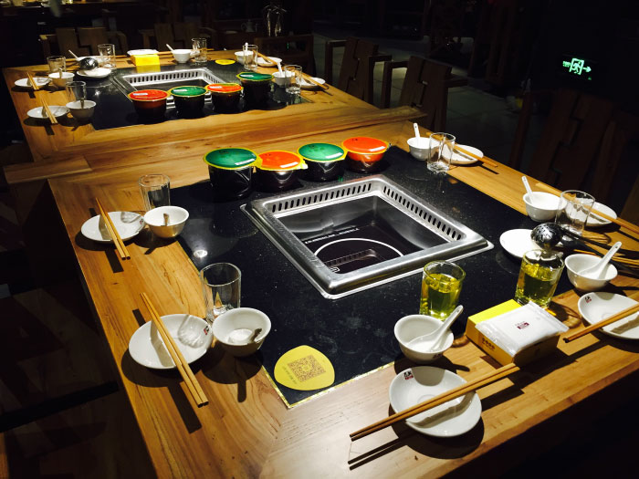 電磁爐無煙火鍋桌 電磁爐無煙火鍋桌